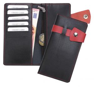 Stylish Suit wallet with contrast color loop