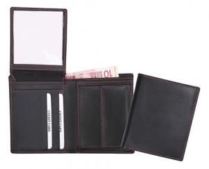 Elegant bi-fold wallet with stylish