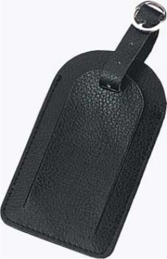 LEATHER LUGGAGE TAG